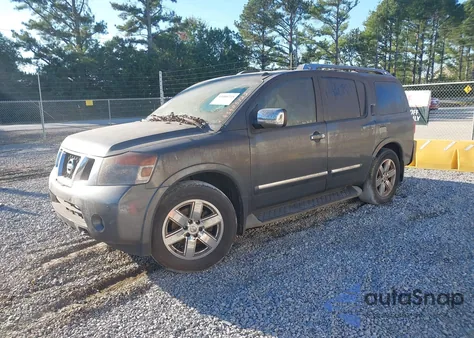 2011 Nissan Armada Platinum from USA, damaged, VIN 5N1BA0NF3BN606901